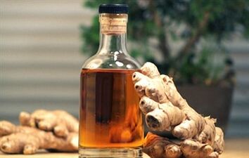 Ginger-based tincture - a folk remedy for men's health